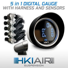 Digital 5 in 1 Air Ride Gauge 200 psi For Air Suspension - With Harness picture