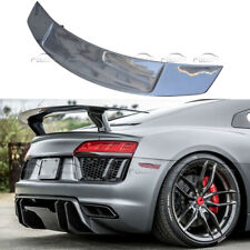Carbon Fiber Rear Wing Trunk Blade Spoiler Boot V Style For Audi R8 2016-2020 picture