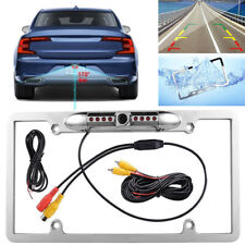 Car Rear View Backup Camera Parking Reverse Night Vision US License Plate Frame picture