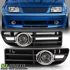 Smoked 1999-2004 VW Jetta Mk4 Bumper Fog Lights Driving Lamps+Switch Left+Right picture