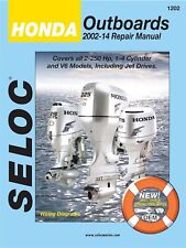 Honda Outboards 2002-14 2.0-225 HP, 1-4 Cylinder, V6 Models, Includes Jet Drives picture