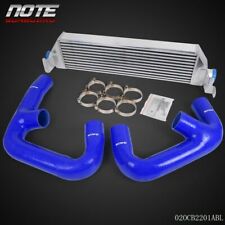 NEW FIT FOR VW GOLF R GTI MK7+ BLUE PIPE NEW ALUMINUM TWIN INTERCOOLER UPGRADE picture