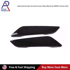Side Wing Air Vent Hood Intake Fender Cover Trim for BMW 5 Series G30 2017-2021 picture