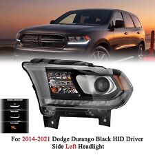 For 2014 2015-2021 Dodge Durango HID Black W/LED DRL Lamp Left Driver Headlight picture