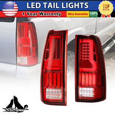 LED Tail Lights For 1999-2002 Chevy Silverado 1500 99-2006 GMC Sierra Red Lamps picture