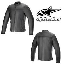 2024 Alpinestars Blacktrack Leather Street Motorcycle Black Jacket picture