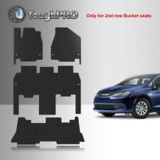 ToughPRO Floor Mats +3rd Row Black For Chrysler Voyager 2nd Row Bucket 2020-2023 picture