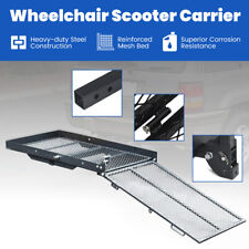 Foldable Electric-Wheelchair Hitch Carrier Mobility Scooter Rack Loading Ramp picture