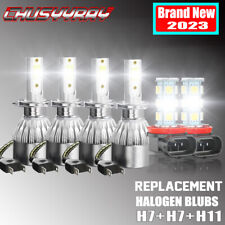 Para For Hyundai Sonata 2011 2012 2013 2014 Kit de faros LED + luces antiniebla picture