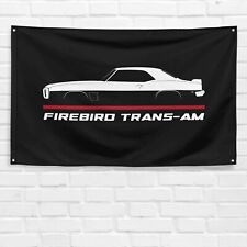 For Pontiac Firebird Trans-Am 1967-1969 Enthusiast 3x5 ft Flag Banner Gift picture