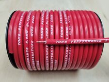 Ton's 8mm Red silicone SOLID WIRE CORE SPARK PLUG WIRE by the foot 0 ohms/ft picture