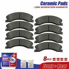 Front & Rear Ceramic Brake Pads Set For Chevy Silverado GMC Sierra 2500 3500 HD picture