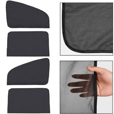 4X Magnetic Car Side Window Sun Cover Shade Mesh Shield UV Protection Black Dark picture