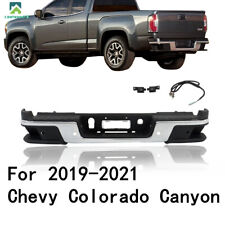 Chorme Rear Bumper Assembly For 2019-2021 Chevy Colorado Canyon W/ Sensor Holes picture