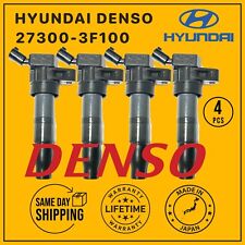 27300-3F100 GENUINE DENSO x4 Ignition Coils For Hyundai Tucson Sonata Kia Optima picture