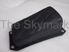 Pillion P-Pad Seat Black Leather Diamond Fit For Harley Custom Chopper picture