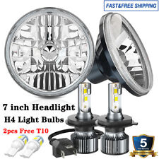 For Chevy Bel Air 1955 1956 1957 2pcs 7 Inch Round LED Headlights Hi/Lo Beam picture