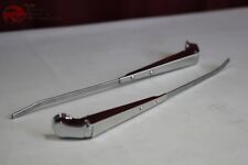 61-64 Impala Fullsize Chevy Stainless Windshield Transmission Wiper Arms Set picture