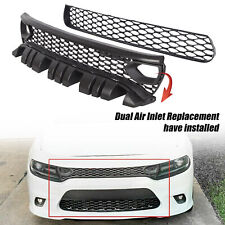 For 15-21 DODGE CHARGER RT SCAT PACK SRT STYLE Front Upper + Lower Grille Kit picture