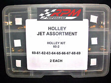 Holley Carburetor 1/4-32 Gas Main JETS ASSORTMENT KIT 60-69 2 EACH 20 PACK 60-2 picture