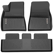 OEDRO Floor Mats Liners TPE for Tesla Model 3 2017-2023 All-Weather 3D Molded picture