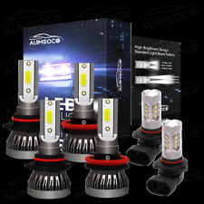 For Ford Escape 2013-2015 Combo H11 9005  LED Headlight Bulb Kit 6000K White picture