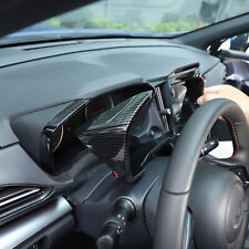 ABS Carbon Fiber Interior Instrument Frame Trim Cover Fits Subaru WRX 2022-2024 picture