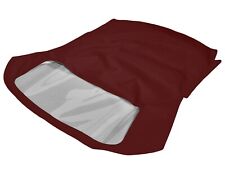 Fits Fiat 124 Spider 2000 CS2 1979-1983 Convertible Soft Top BURGUNDY CANVAS picture
