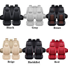 For Honda Pilot Car 2/5 Seat Covers Full Set PU Leather Front Rear Back Cushion picture