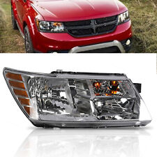 Headlights Headlamps Chrome Housing w/Bulbs Fit 09-22 Dodge Journey Right Side picture