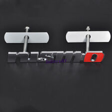 Chrome Red AUTO Front Hood Grille Badge Emblem NISMO Metal Decals picture
