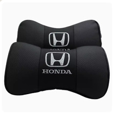 2Pcs Real Leather Car Seat Neck Cushion Pillow Car Headrest For Honda Car picture