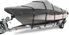900D V-Hull Boat Cover Trailerable Waterproof Boat Cover with Metal Buckle picture