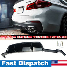 Glossy Black 3D Style Rear Bumper Diffuser Lip For BMW 5Series G30 G31 G38 17-23 picture