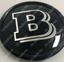 For Mercedes Benz GLC GLE GLS Brabus Mirror Black Grille Badge Emblem 205 mm picture