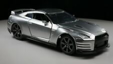 Jada 2009 Nissan GTR R-35 Gray / B Gray Rims / Opening Doors / 1/32 Scale ADULT picture