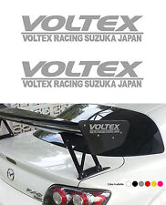 2Pcs VOLTEX GT WING STICKER VINYL FOR EVO X FT86 350Z 370Z S2000 NSX GTR picture