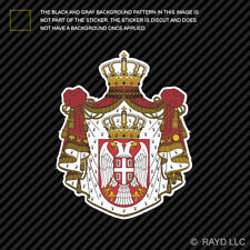 Serbian Coat of Arms Sticker Decal Self Adhesive Vinyl Serbian flag SRB RS picture