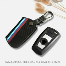 M-Color Carbon Fiber Car Key Fob Cover Case For BMW 1 3 5 6 Series E90 E91 E92 picture