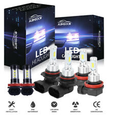 For Subaru WRX 2015 2016 2017 2018- 2020 LED Headlights + Fog Lights Bulbs 6000K picture