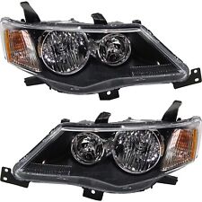Headlight Set For 2007-2009 Mitsubishi Outlander Left and Right With Bulb 2Pc picture