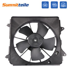 1PC Left Side Radiator AC Cooling Fan Motor Assembly For 2006-2011 Honda Civic picture