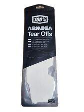 100% Percent Brand Armega Goggle Standard Tear Offs 20 Pack picture