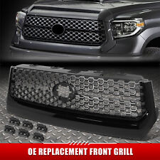 [Honeycomb Mesh] For 18-21 Toyota Tundra OE Style Front Grille w/ Badge Slot picture