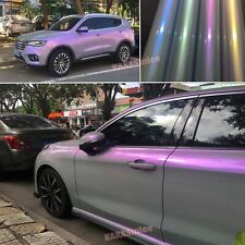 Air Release Grey Chameleon Pearl Glossy Chrome Satin Car Vinyl Wrap Sticker HDUS picture