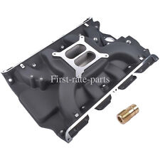 Black Aluminum Dual Plane for Ford FE Intake Manifold 390 406 410 427 428 ci V8 picture