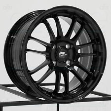 One 16x7 MST MT45 5x100 35 Glossy Black Wheel Rim 73.1 picture