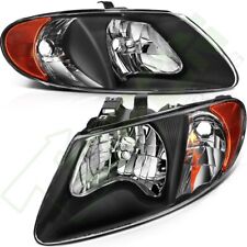For 2001-2007 Dodge Caravan Chrysler Replacement Front Headlights Assembly 2pcs picture