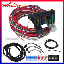 Universal Wire 12 Circuit Wiring Harness For Chevy Mopar Ford Street Hot Rod picture