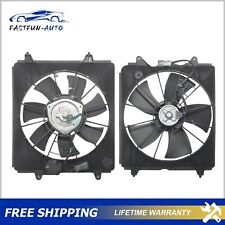For 2007 2008 2009 Honda CR-V Dual Radiator Cooling Fan Assembly Direct Replace picture